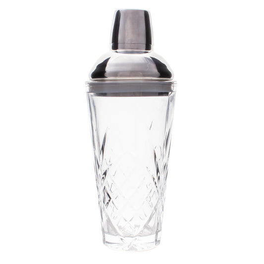 BARCONIC® VINTAGE DIAMOND GLASS SHAKER - 20 OUNCE